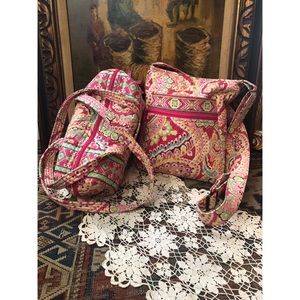 Vera Bradley-Paisley-Tote and Crossbody-bundle